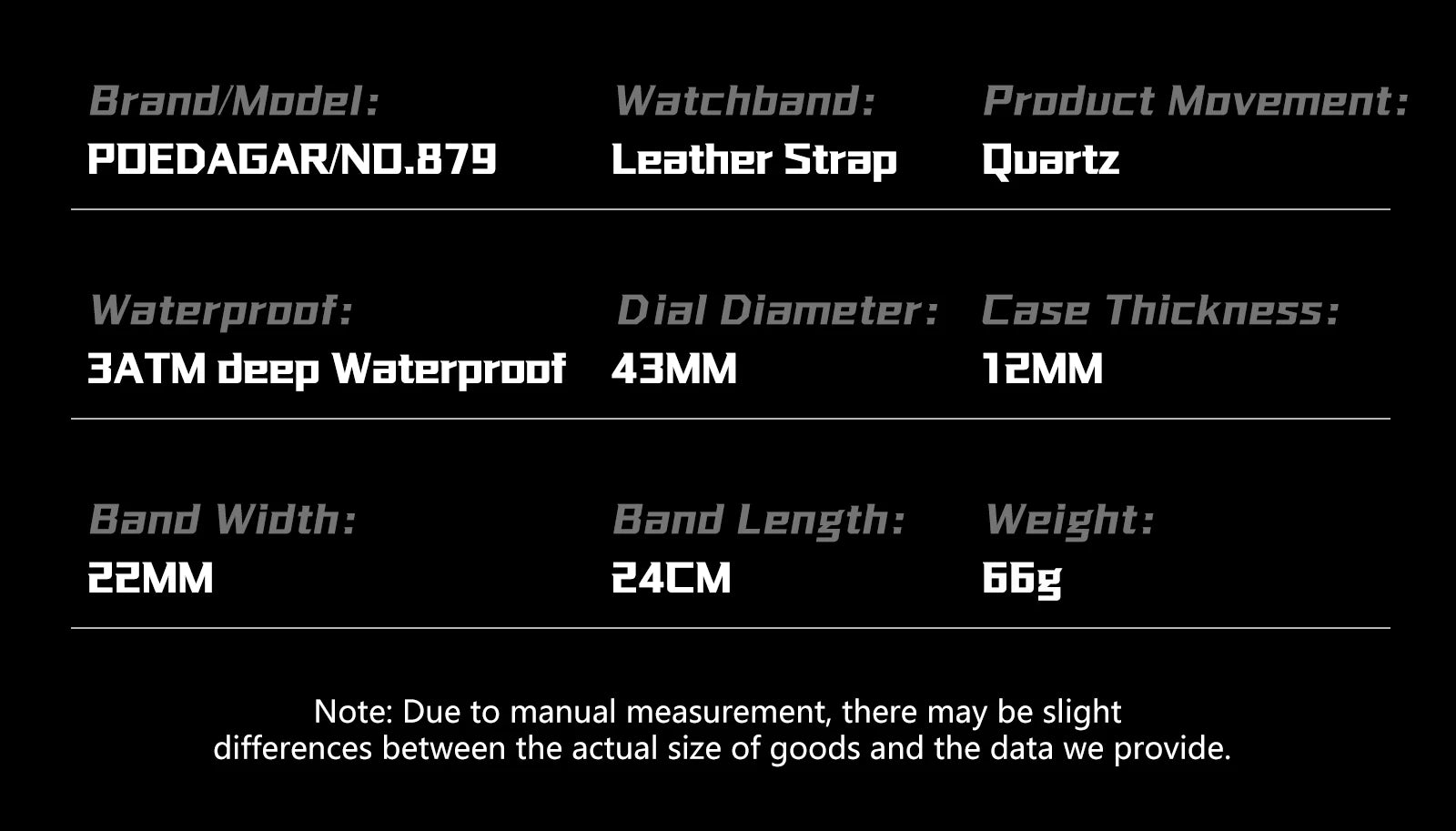 Premium Men's Leather Chronograph Watch - Luminous & Waterproof