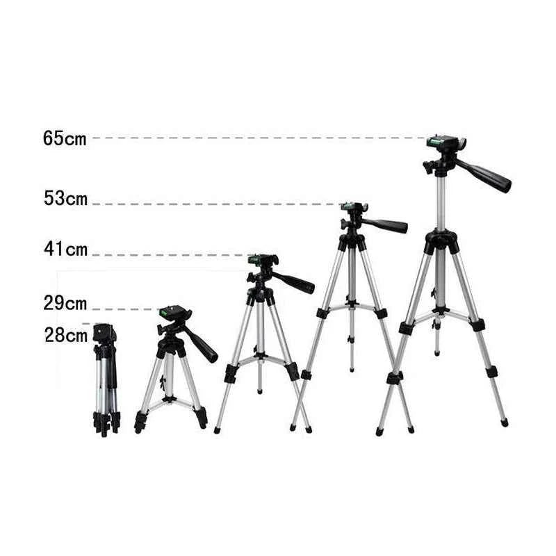 Professional Cam Tripod - Lightweight Aluminum Stand