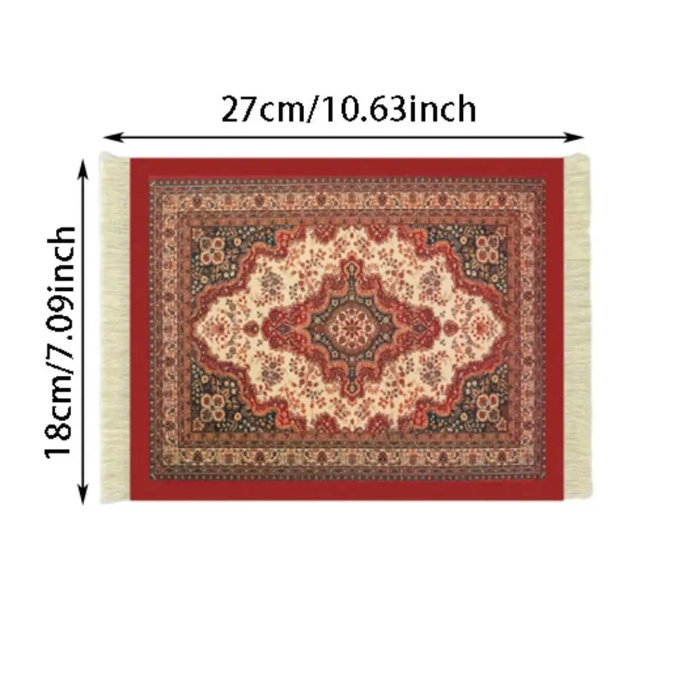 Elegant Persian Mouse Pad - Anti-slip Rubber Base Desk Mat