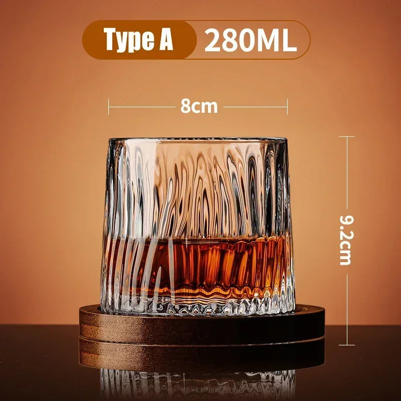 Elegant Crystal Whiskey Glass - Classic Tumbler Design