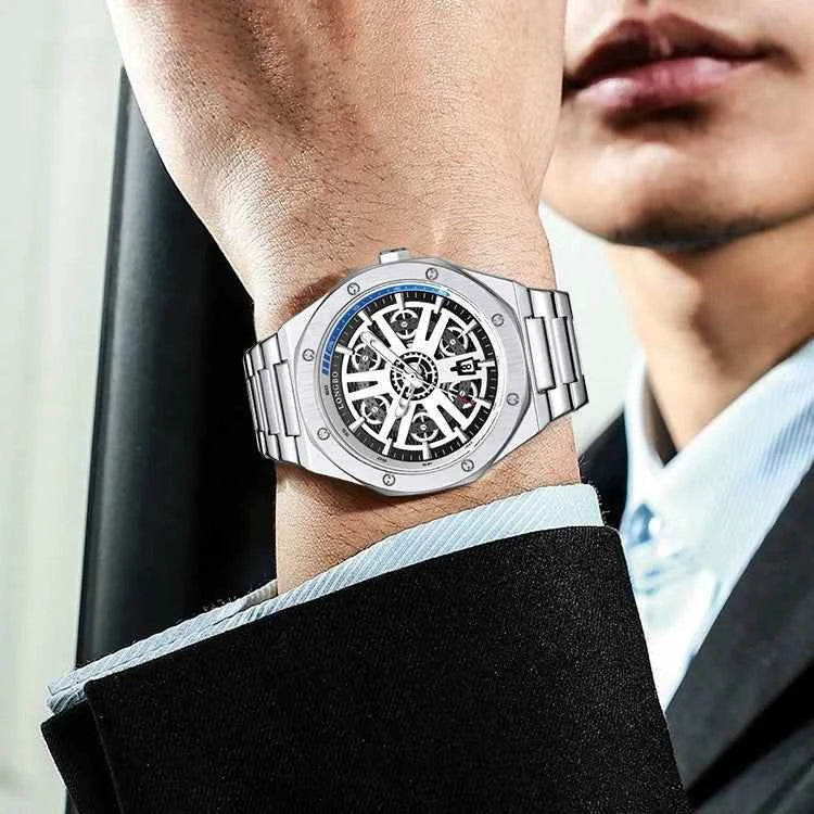 Premium Men's Sports Quartz Watch - Waterproof & Durable