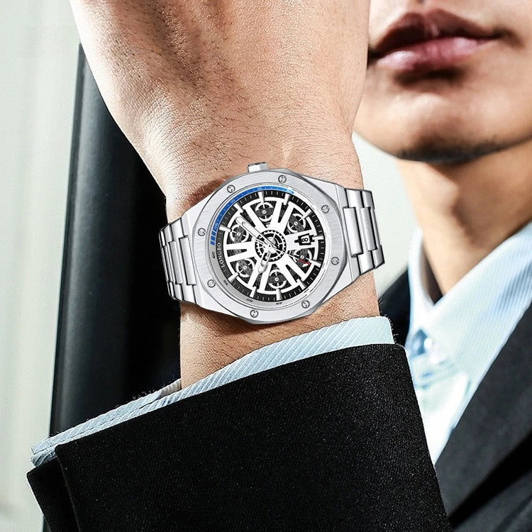Premium Men's Sports Quartz Watch - Waterproof & Durable