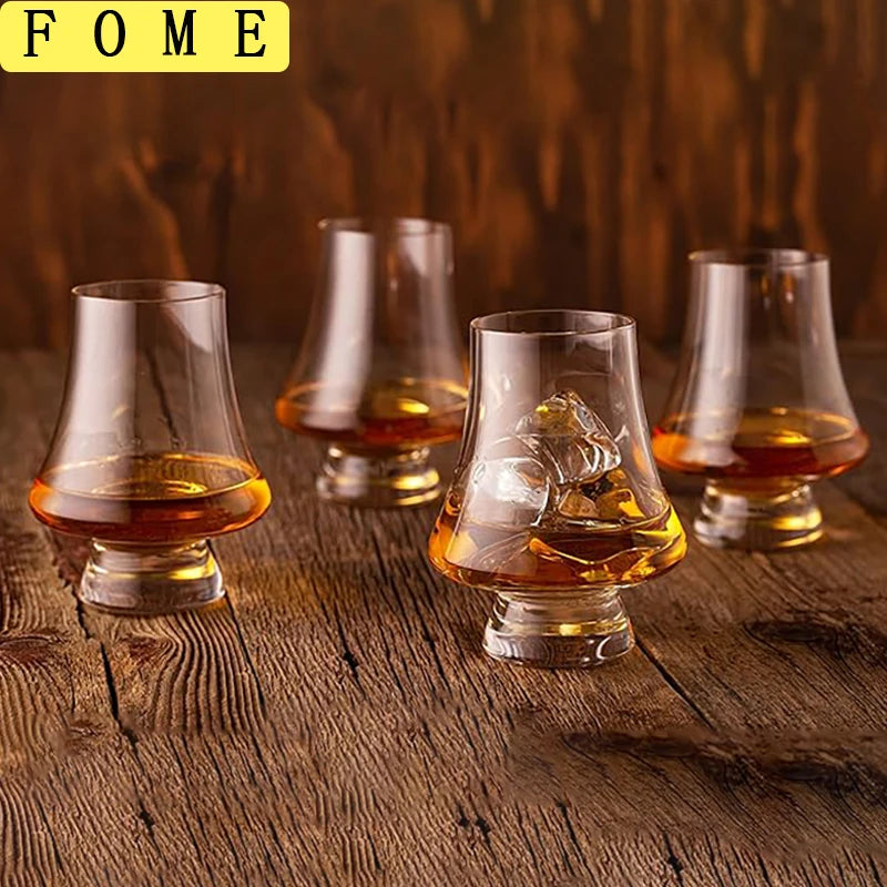 Whiskey tasting glasses - set of lead-free crystal glasses for spirits