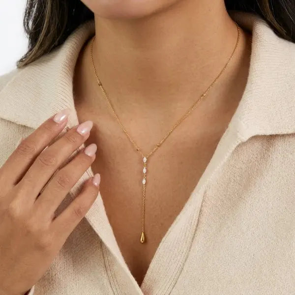 Luxury Geometric Gold Zircon Bracelet - Square Design