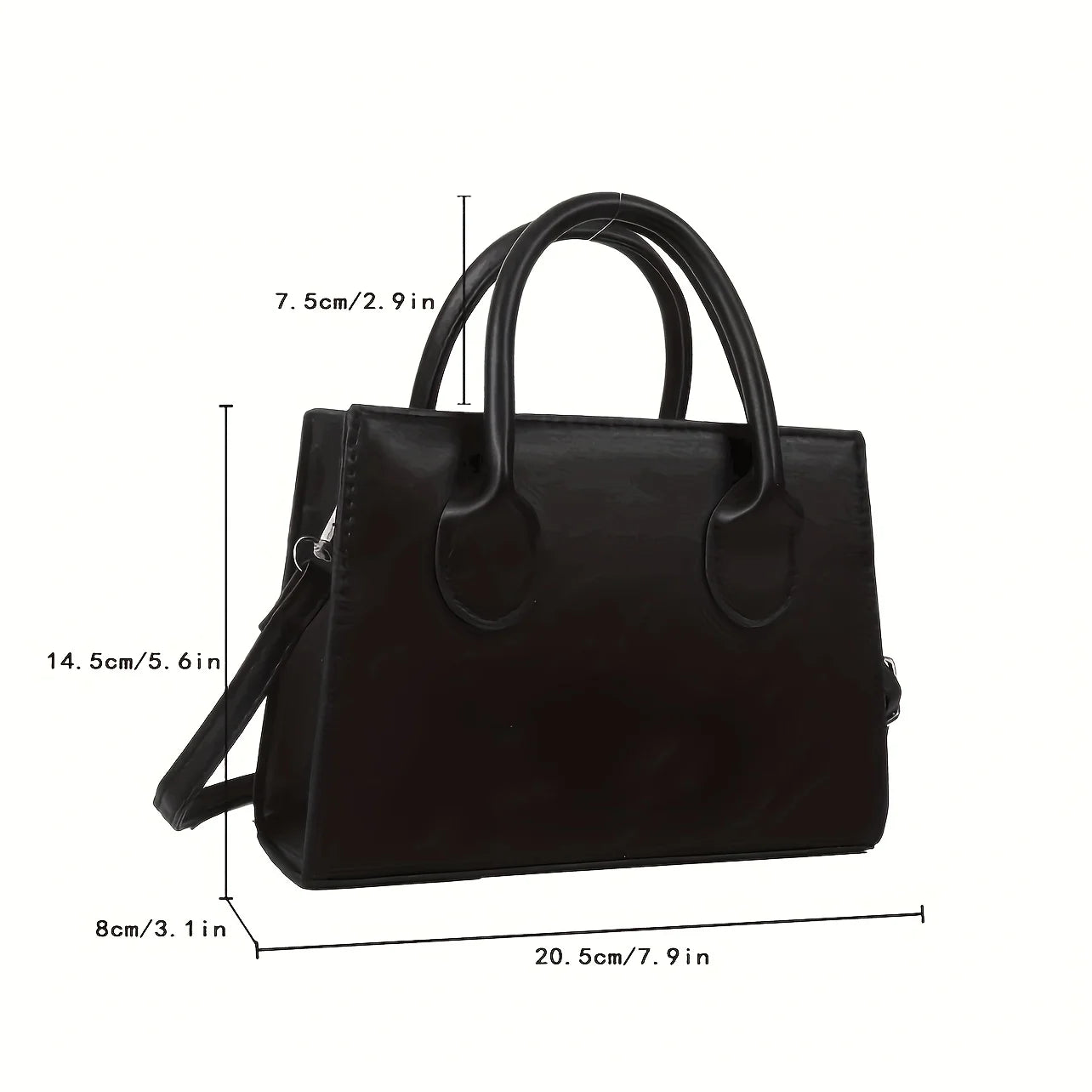 Elegant Mini Crossbody Bag - Chic Top Handle Purse