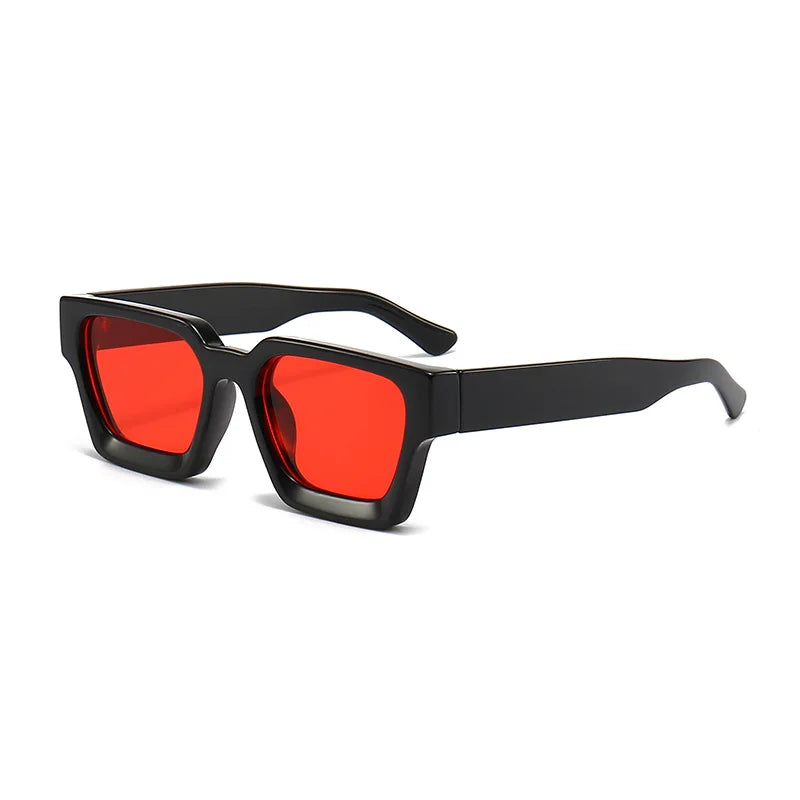 Designer Square Frame Sunglasses - UV400 Retro Shades