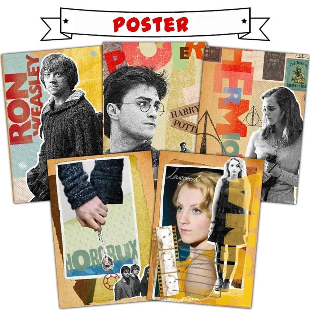 Premium Harry Potter Poster Wall Art Set - Movie Decor