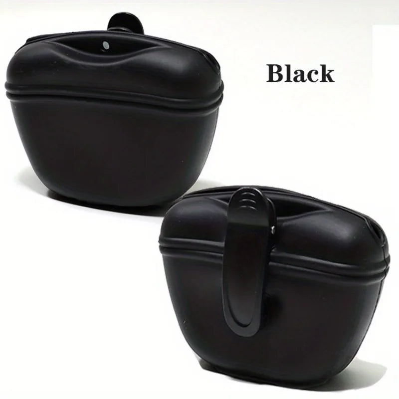 Premium Silicone Dog Treat Pouch - Portable Training Bag