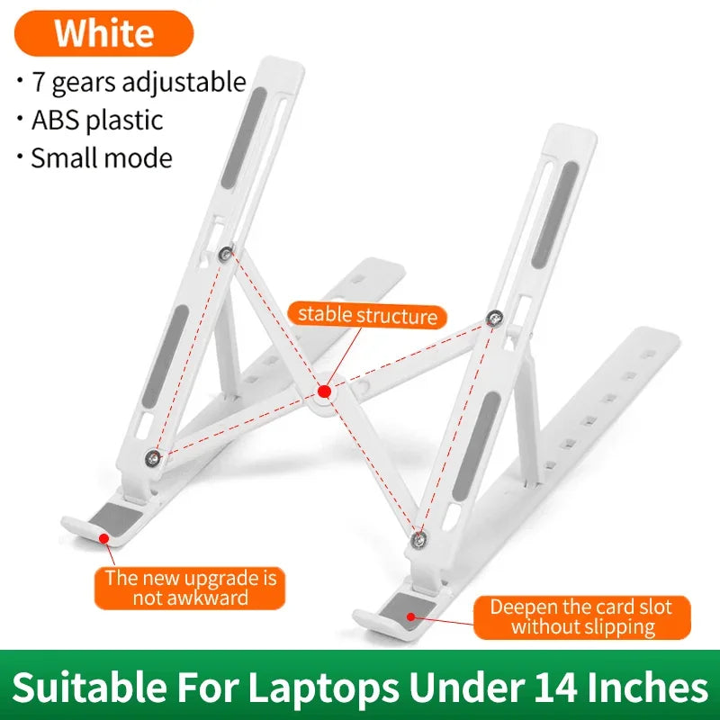 Premium Adjustable Laptop Stand - Foldable & Portable