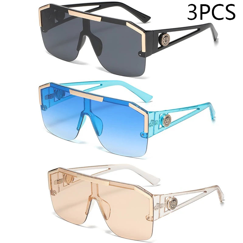 Premium Oversized Square Sunglasses - UV400 Gradient Lenses