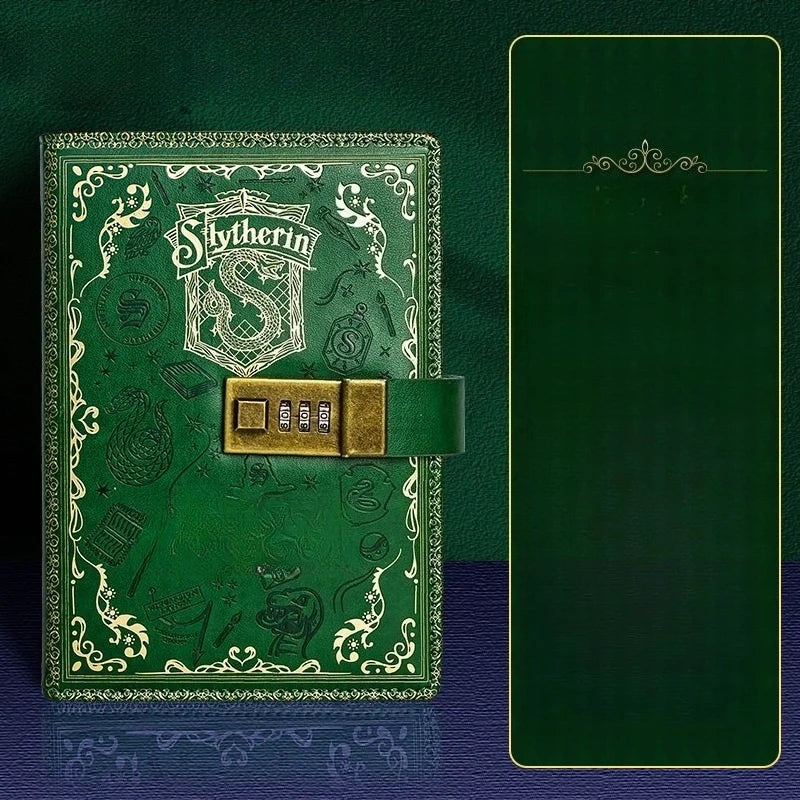 Retro Password Book with Lock A5 Anime Diary Notebook