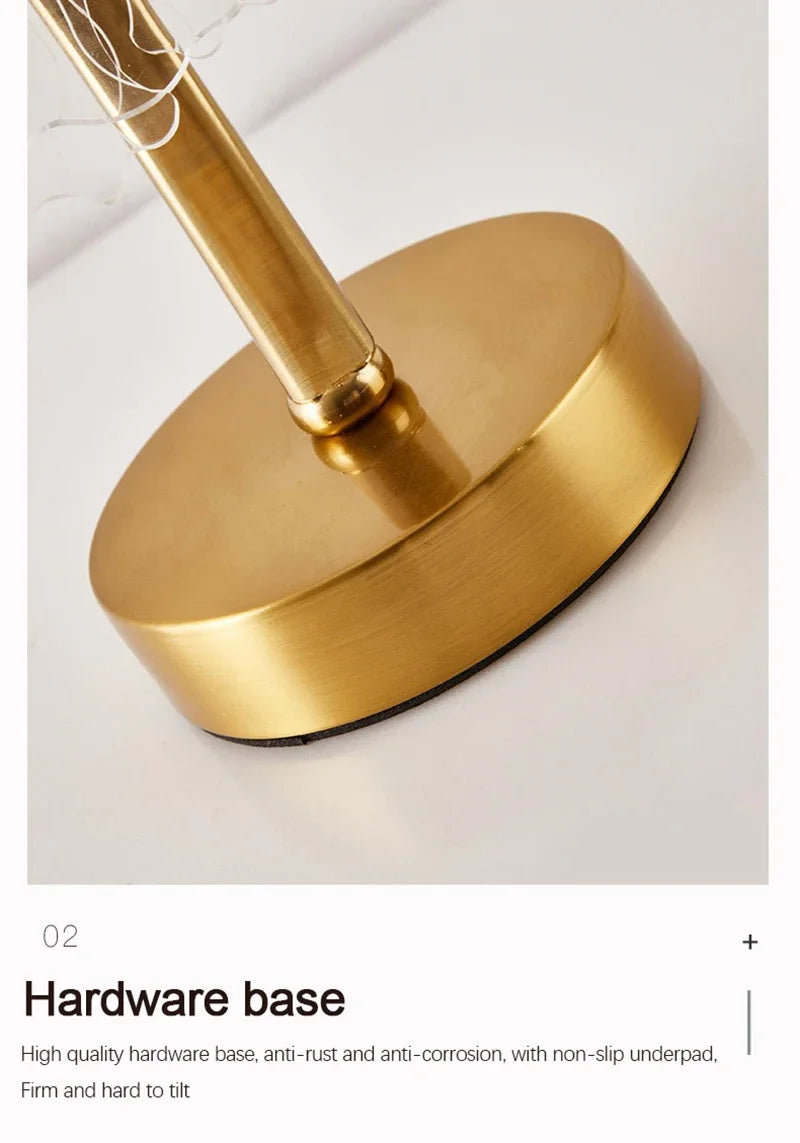 Elegant Minimalist Table Lamp - USB Powered Ambient Light