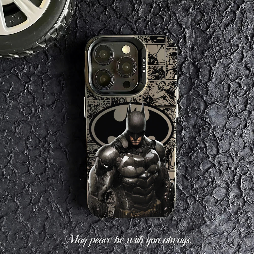 Premium Anime Batman Phone Case - Matte Anti-Fall Cover