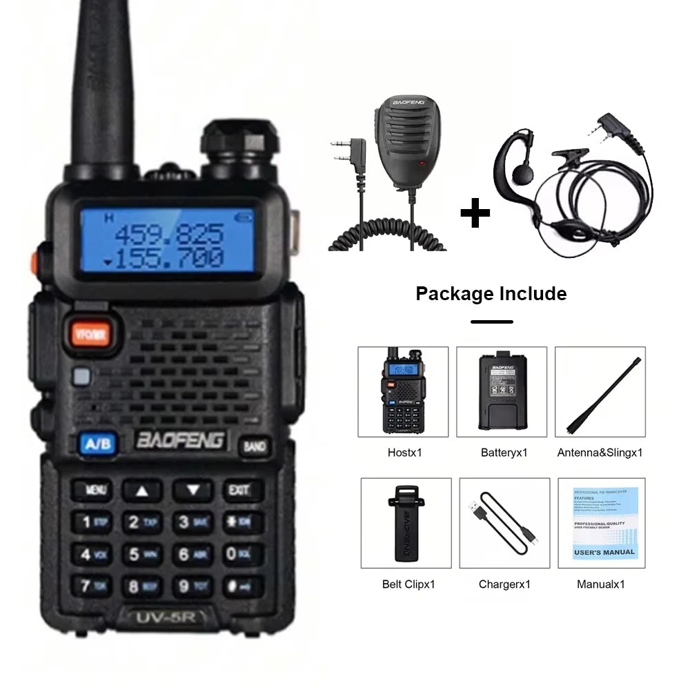 Professional Long Range Two Way Radio - Dual Band Handheld