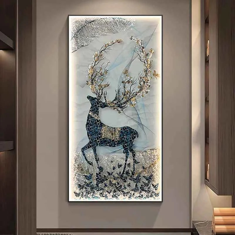 Luxury European LED Wall Painting - Illuminated Art Decor