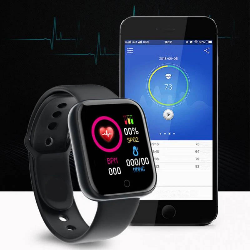 Smart Watch Fitness Sport Bracelet with Bluetooth & Sleep Monitor