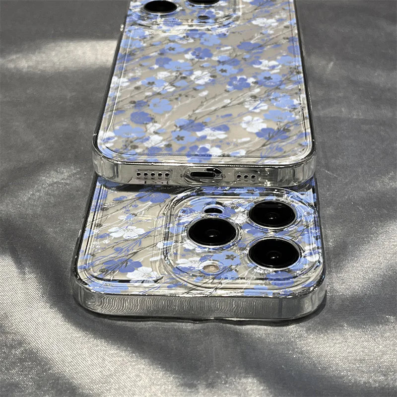 Premium Flower iPhone Case - Clear Shockproof Protection