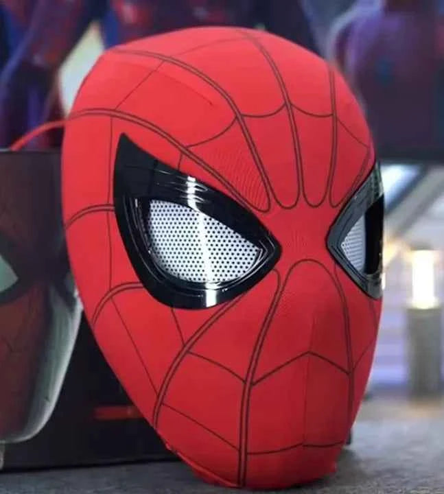 Premium Spider Man Mask - Chin Operable Glowing Headgear Toy