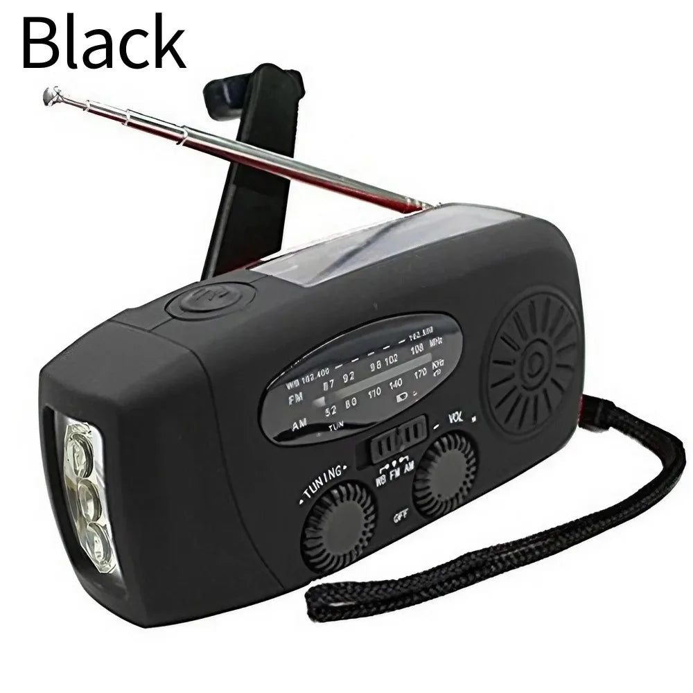 Essential Emergency Weather Radio - Solar & Hand Crank Powered