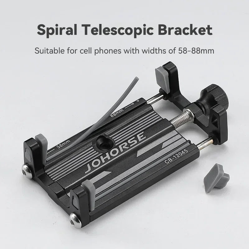 Premium CNC Aluminum Bike Phone Holder - Secure Mount
