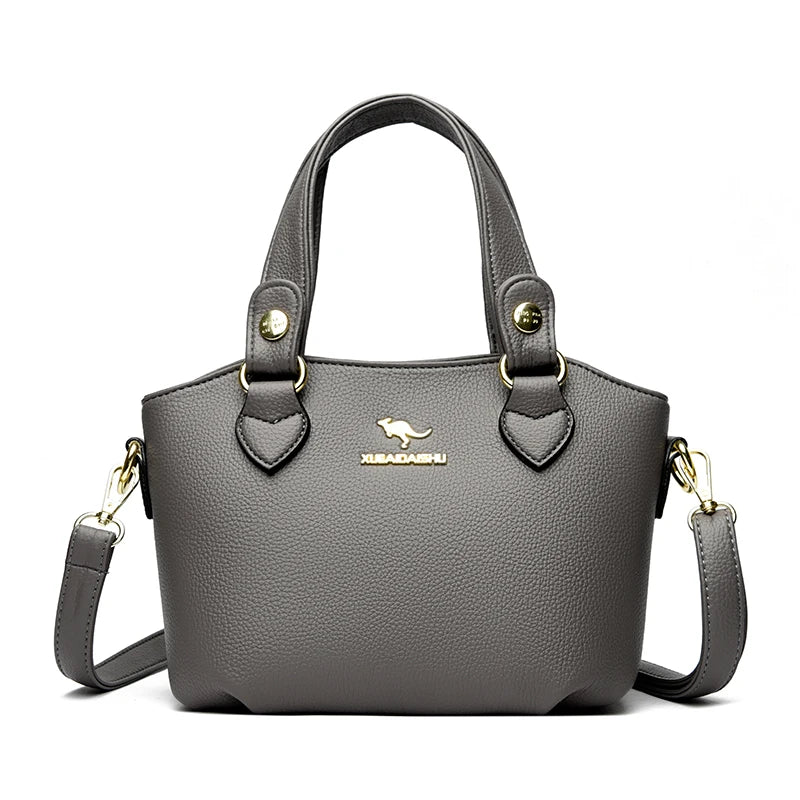 Luxury Leather Tote Bag - Elegant & Spacious