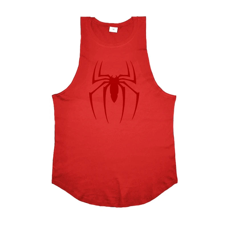 Breathable Men's Running Tank Top - Cotton Gym Sleeveless Shirt