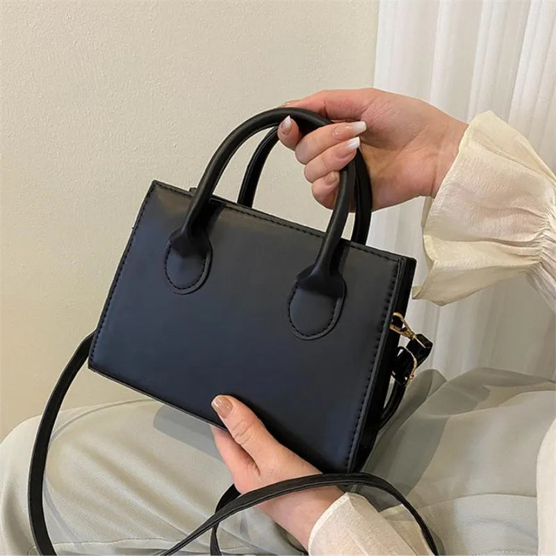 Elegant Mini Crossbody Bag - Chic Top Handle Design