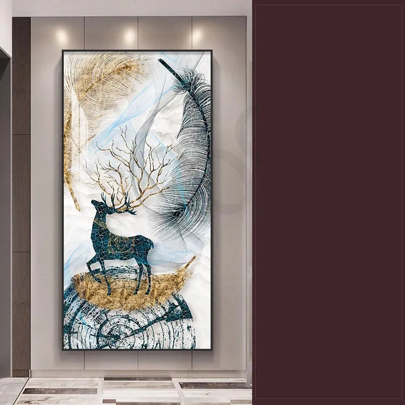 Luxury European LED Wall Painting - Illuminated Art Decor