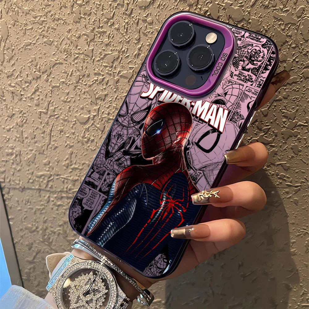 Premium Spiders M-Man Phone Case - Anti Fall Matte Back Cover