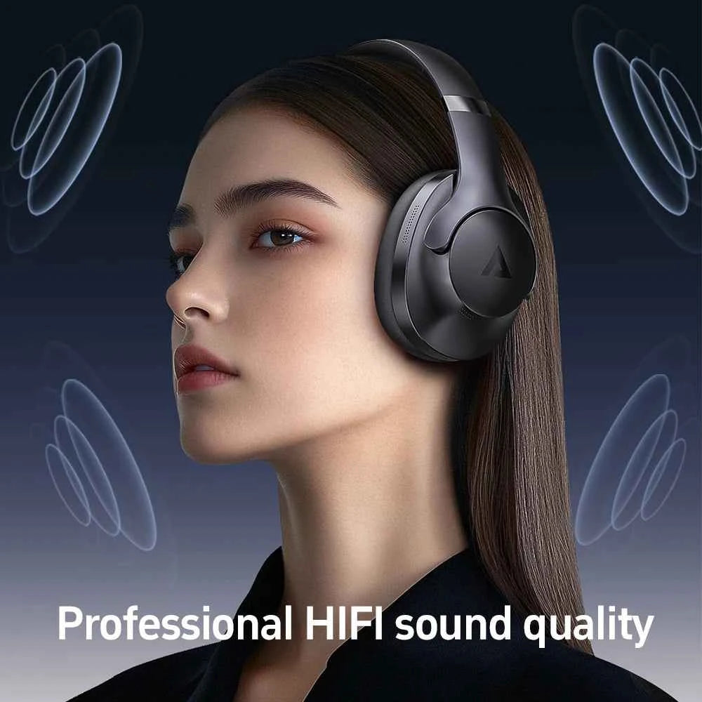 ACEFAST Original H4 ANC Active Noise Canceling Wireless HiFi Headphone 40MM Speaker Over Ear Bluetooth 5.3 Music HiFi Earphones
