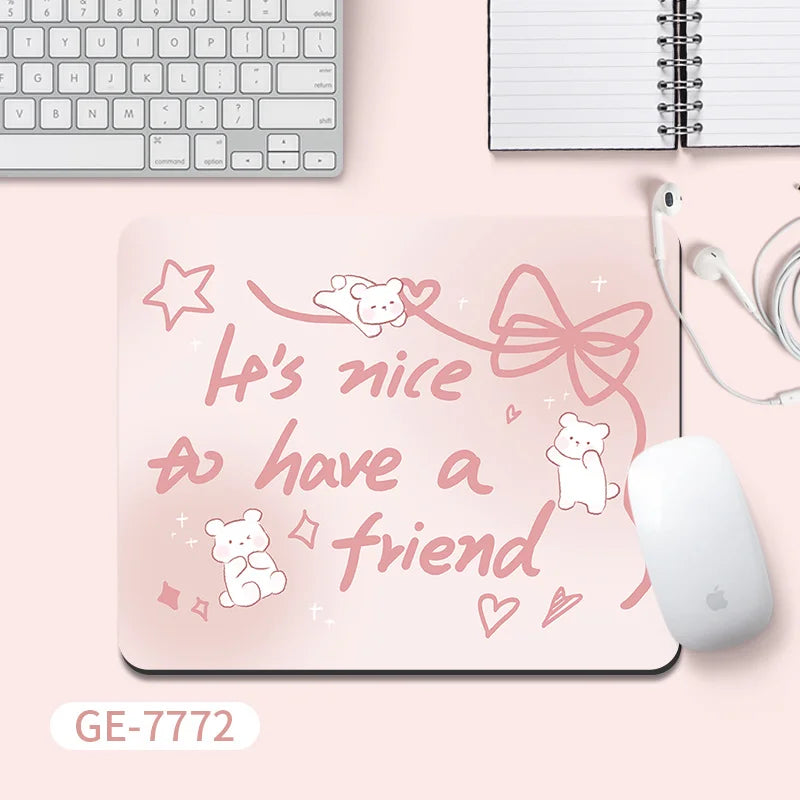 Premium Pink Gaming Mouse Pad - Anti-Slip & Durable