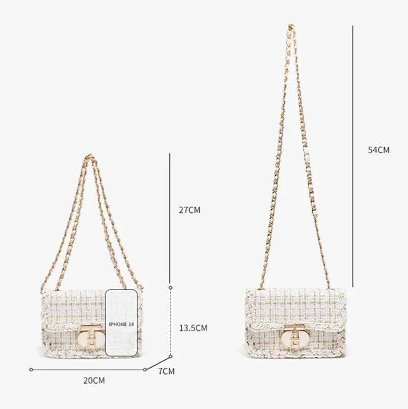 Elegant Chain Shoulder Bag - Sequined Embellishments