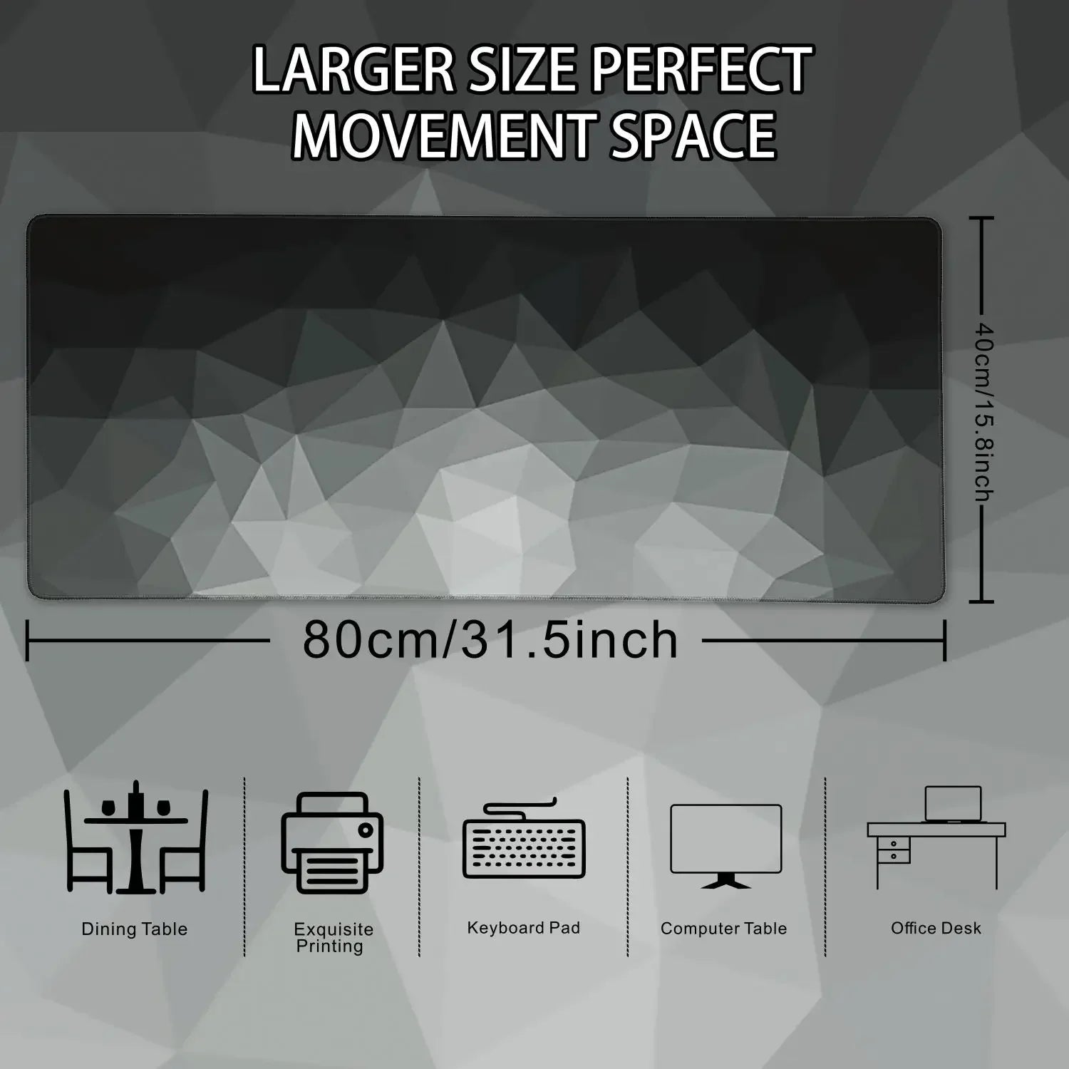 Premium Large Gaming Mouse Pad - Extended & Thickened