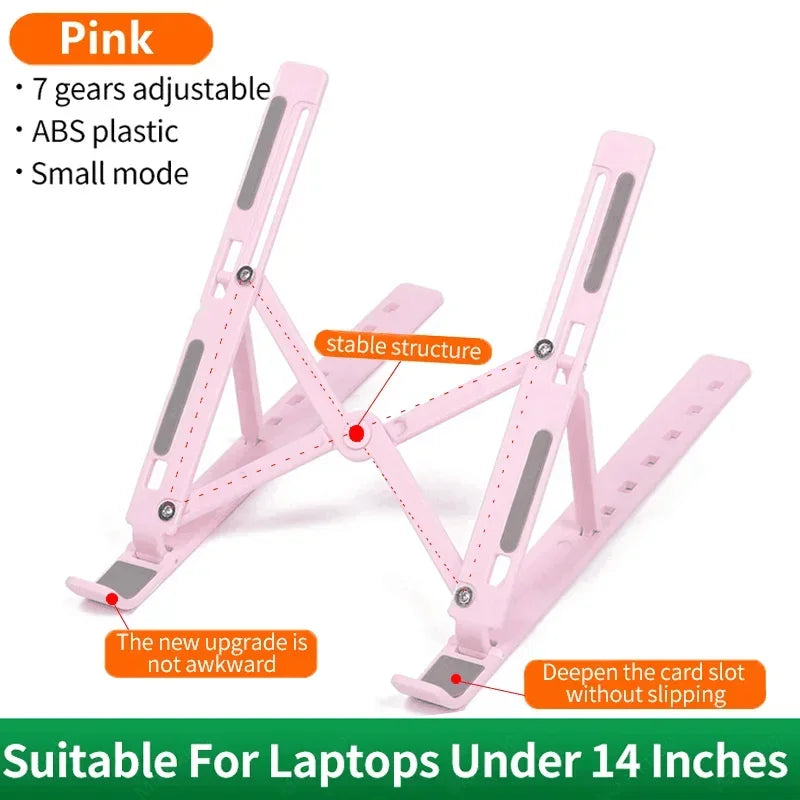 Premium Adjustable Laptop Stand - Foldable & Portable