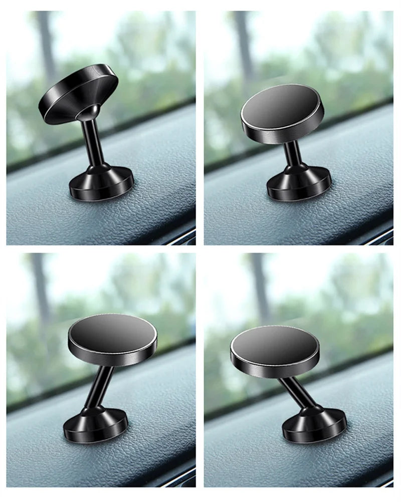 Premium Magnetic Car Phone Holder - 720° Rotation Dashboard Mount