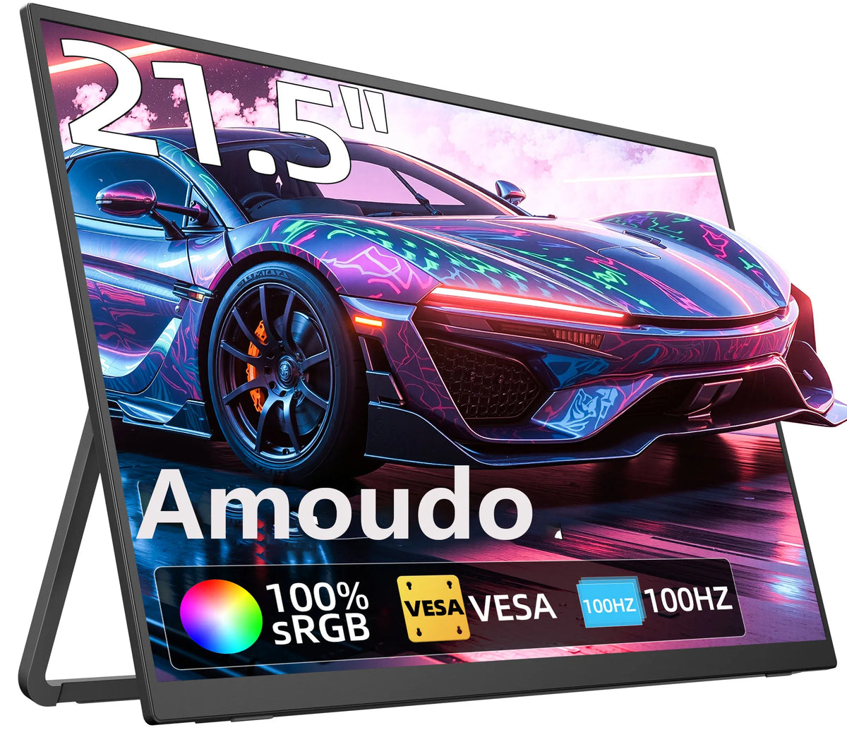 Premium 21.5-Inch Portable Monitor - 100Hz 1080P Display
