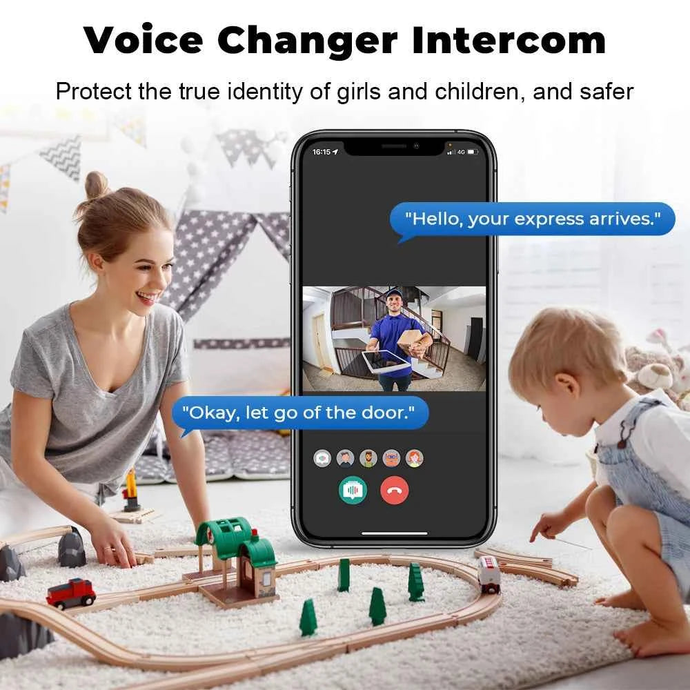 Wireless Video Doorbell Camera - HD Security & Two-Way Talk