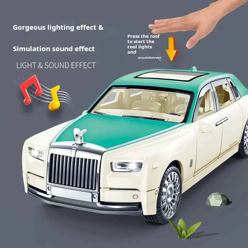 Simulation Rolls-Royce Phantom Model Car Model Ornaments Luxury Car Sedan Toy Car Collection