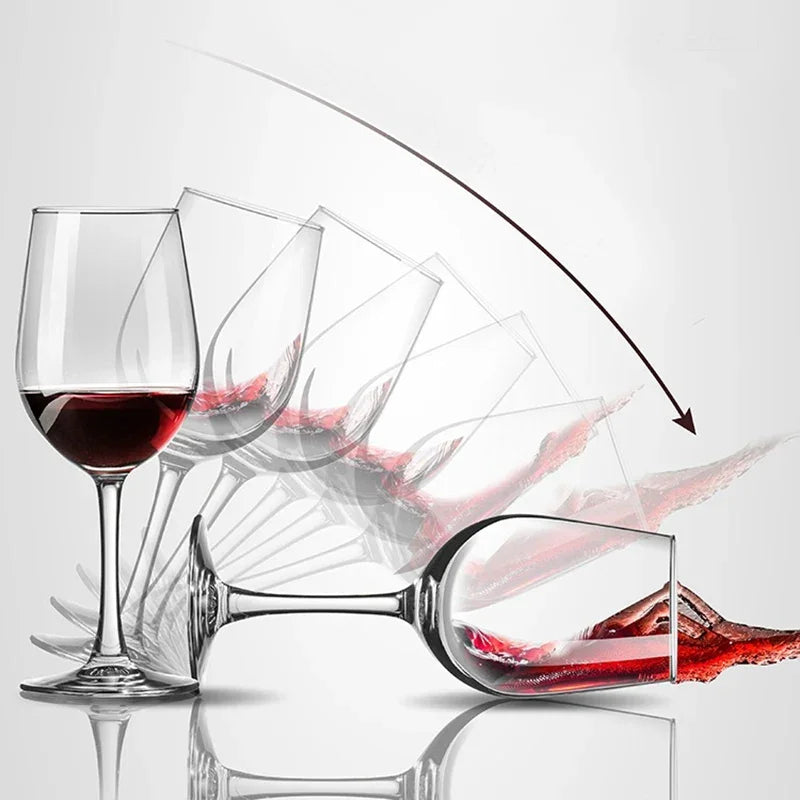 Elegant European Red Wine Glasses - Luxurious Decanter Set
