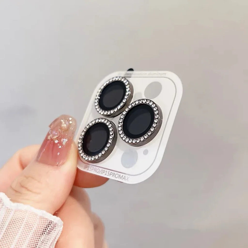 Luxury Diamond Camera Protector for iPhone - Glitter Lens Cap