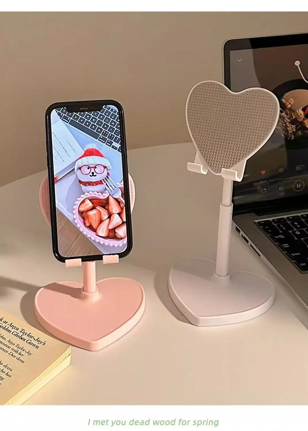 Premium Adjustable Phone Stand - Extendable Tablet Holder