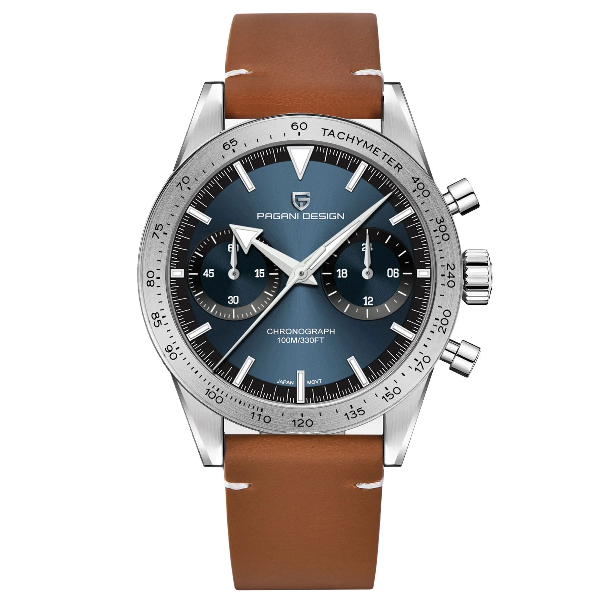 Luxury Men's Quartz Watch - Chronograph Sapphire