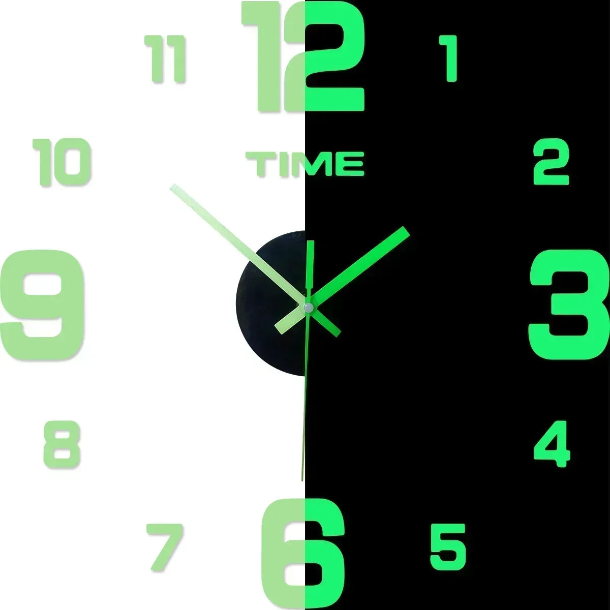 Elegant Modern Large Wall Clock - 3D DIY Quartz Design