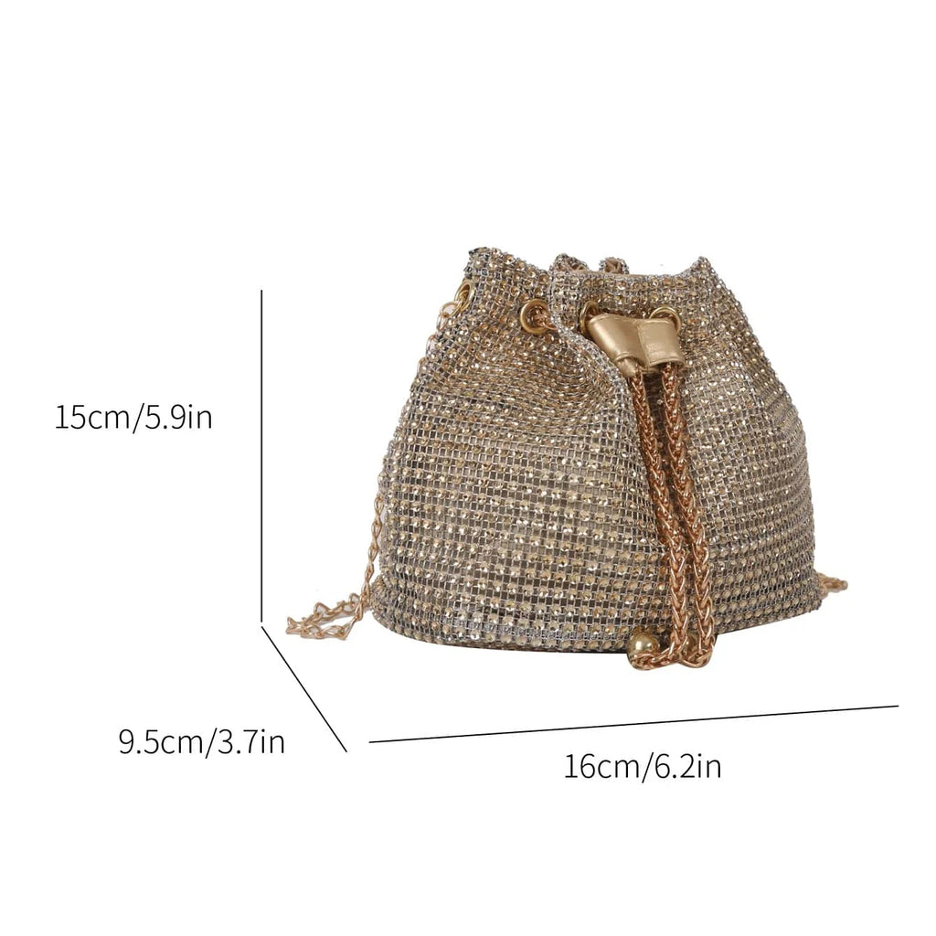 Elegant Rhinestone Crossbody Bag - Sparkle & Shine