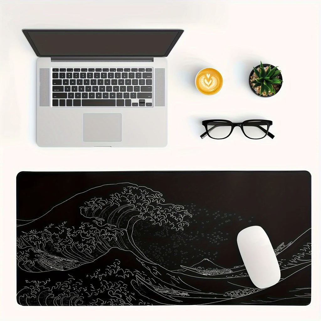 Premium Large Gaming Mouse Pad – Stitched Edges & Non-Slip Base