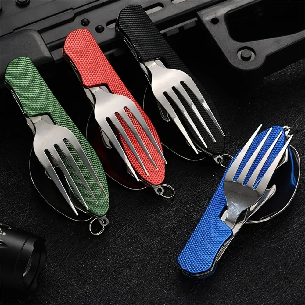 Premium Foldable Camping Utensil Set