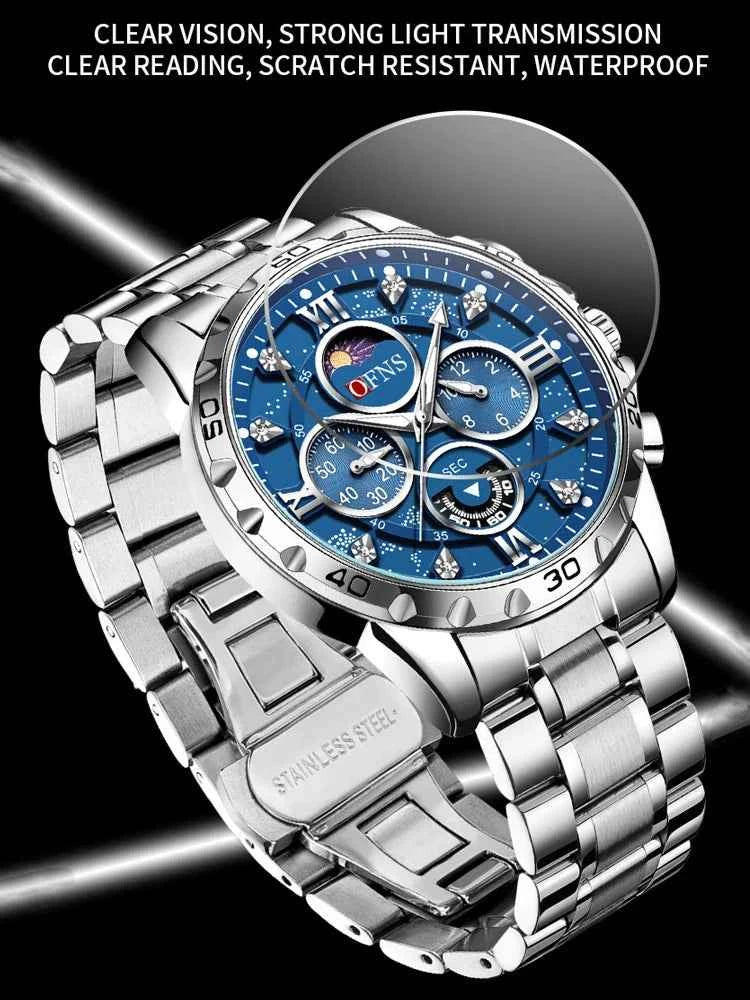 Premium Men's Military Watch - Waterproof Quartz