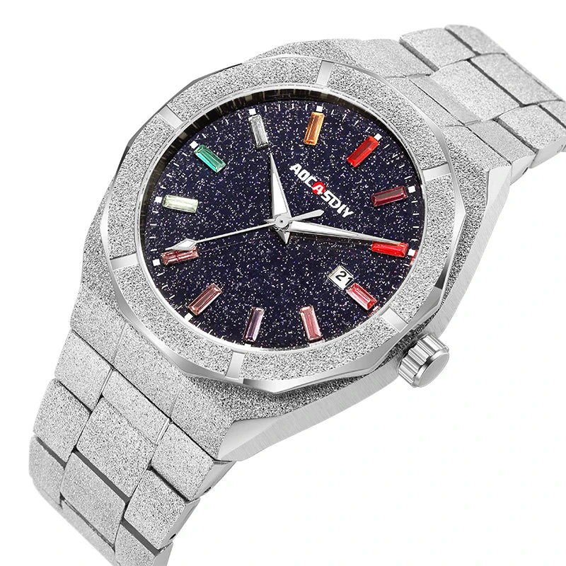 Elegant Men's Quartz Business Watch - Auto Date & Luminous
