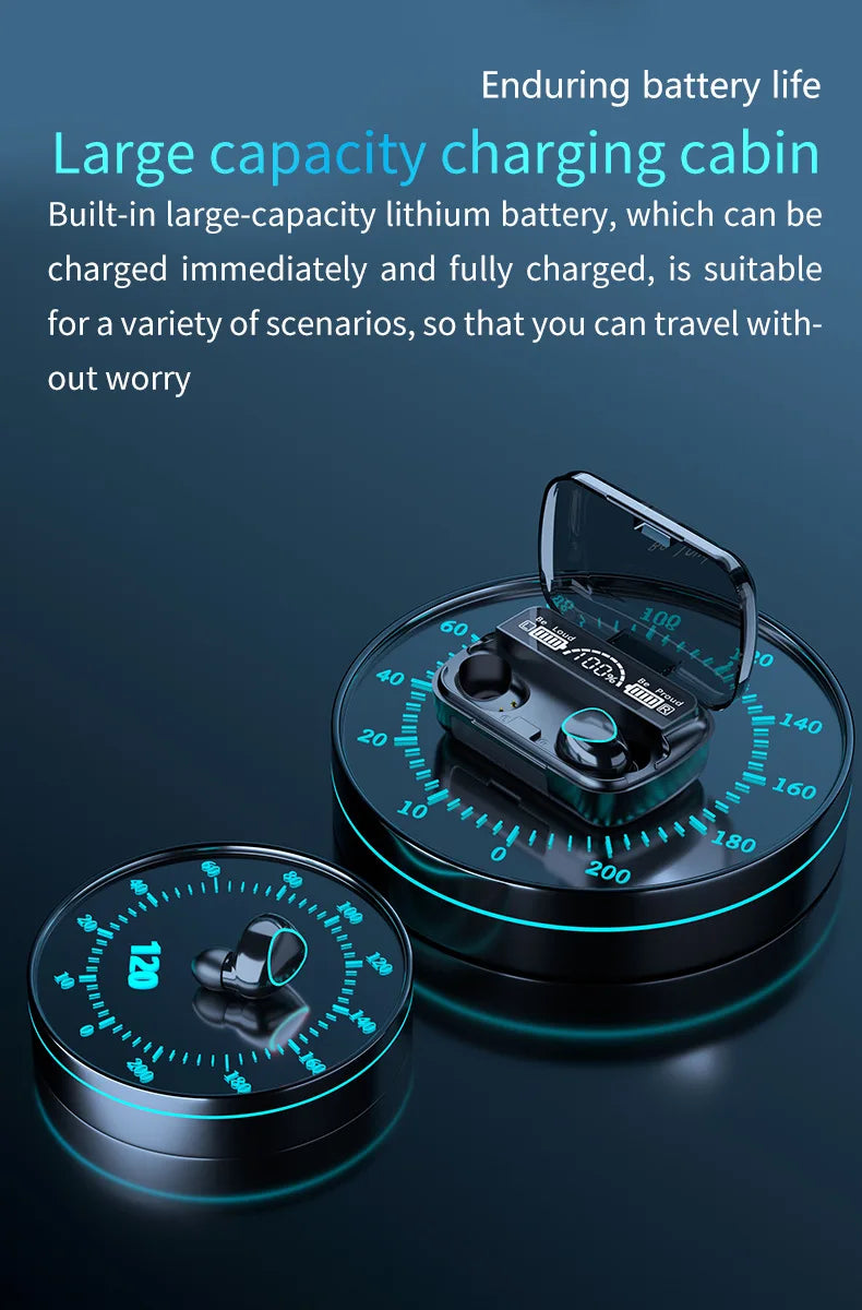 Wireless Earbuds with Power Bank - Premium Sports & Gaming BT Headset