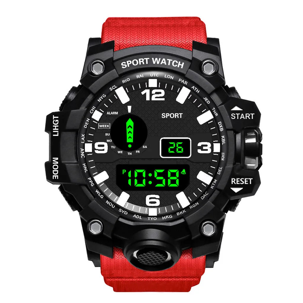 Premium Men's Sports Watch - Waterproof Digital Fitness Tracker